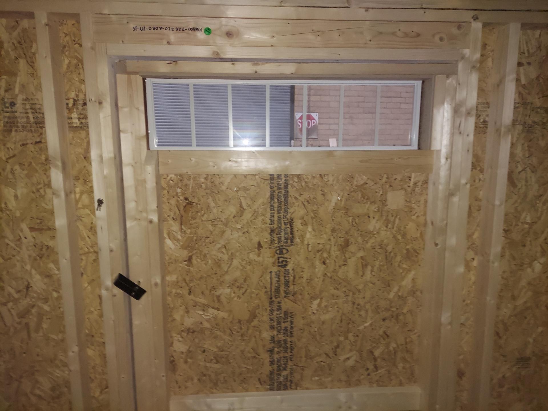 Standard Utility 8x8 portable building in White