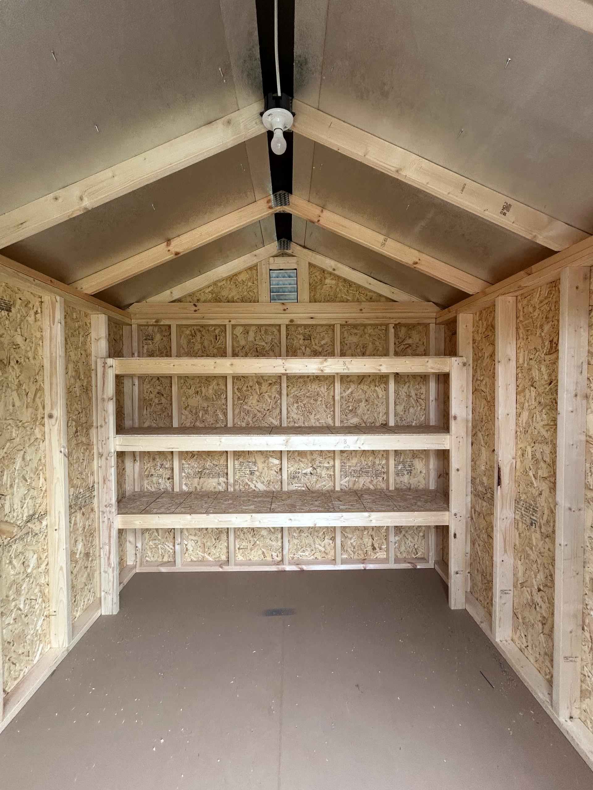 Standard Utility 8x8 portable building in Gale Force