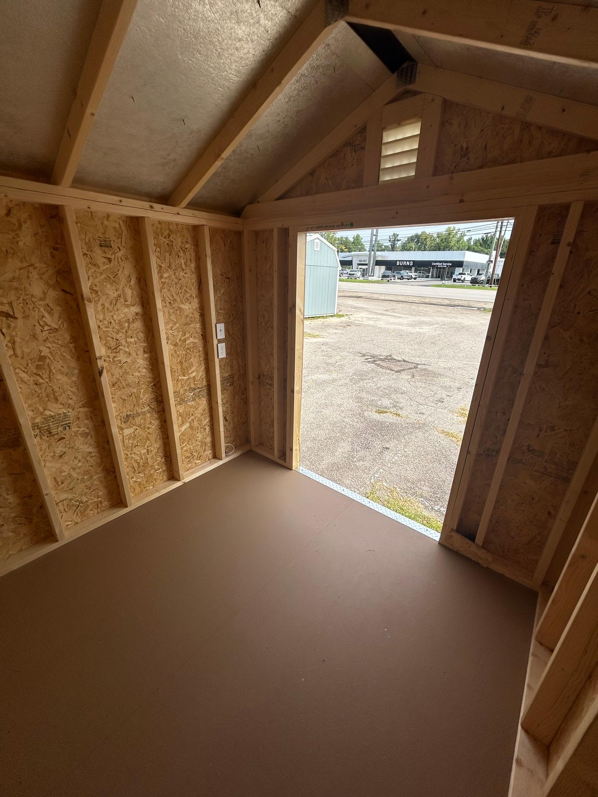 Standard Utility 8x8 portable building in Tanglewood