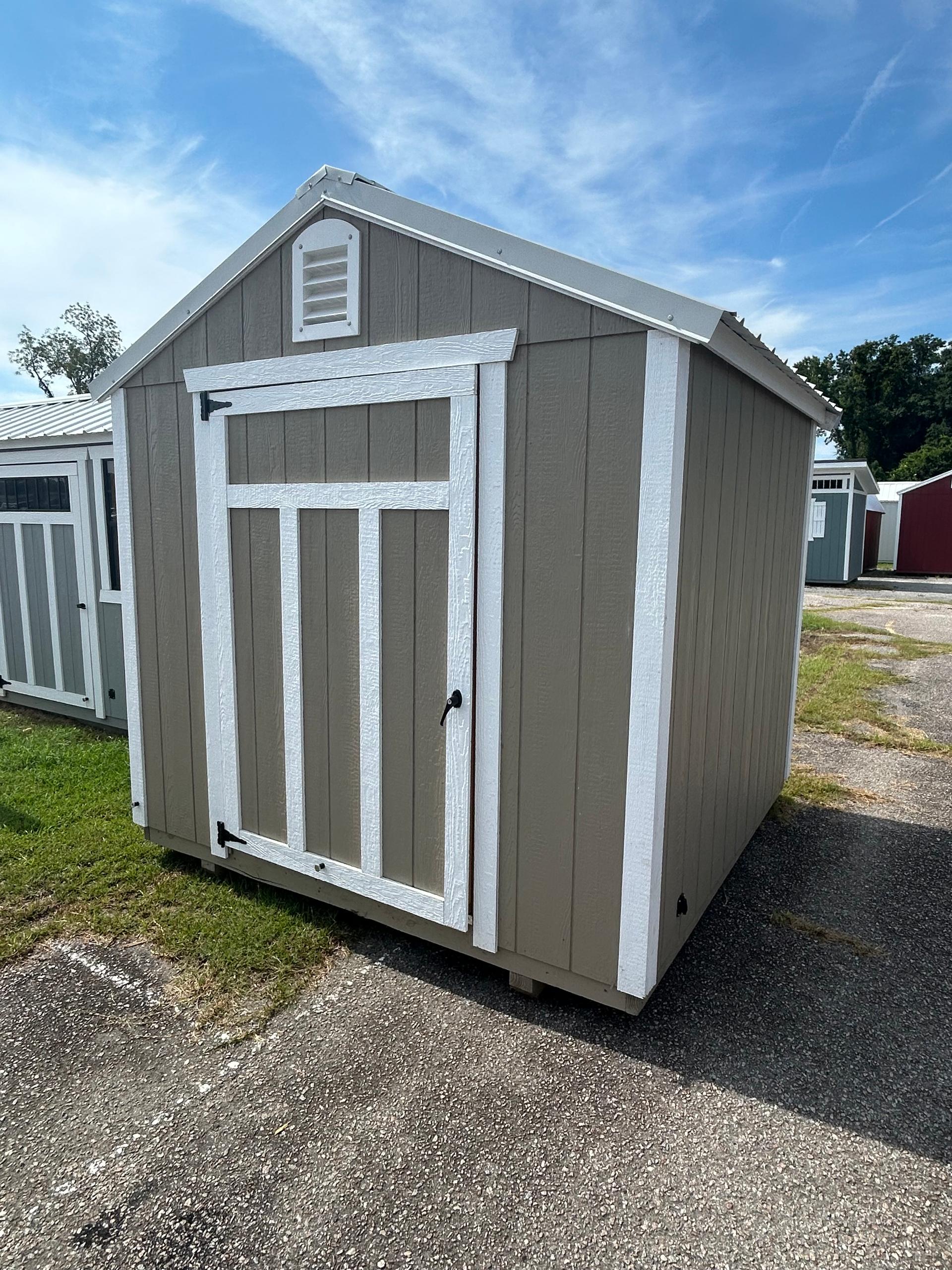 Standard Utility 8x8 portable building in Tanglewood