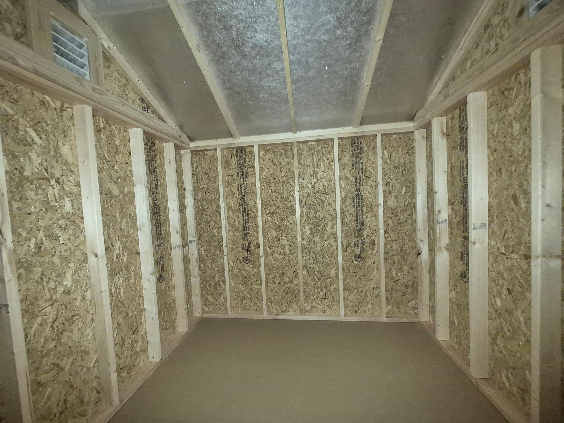 Standard Utility 8x8 portable building in White