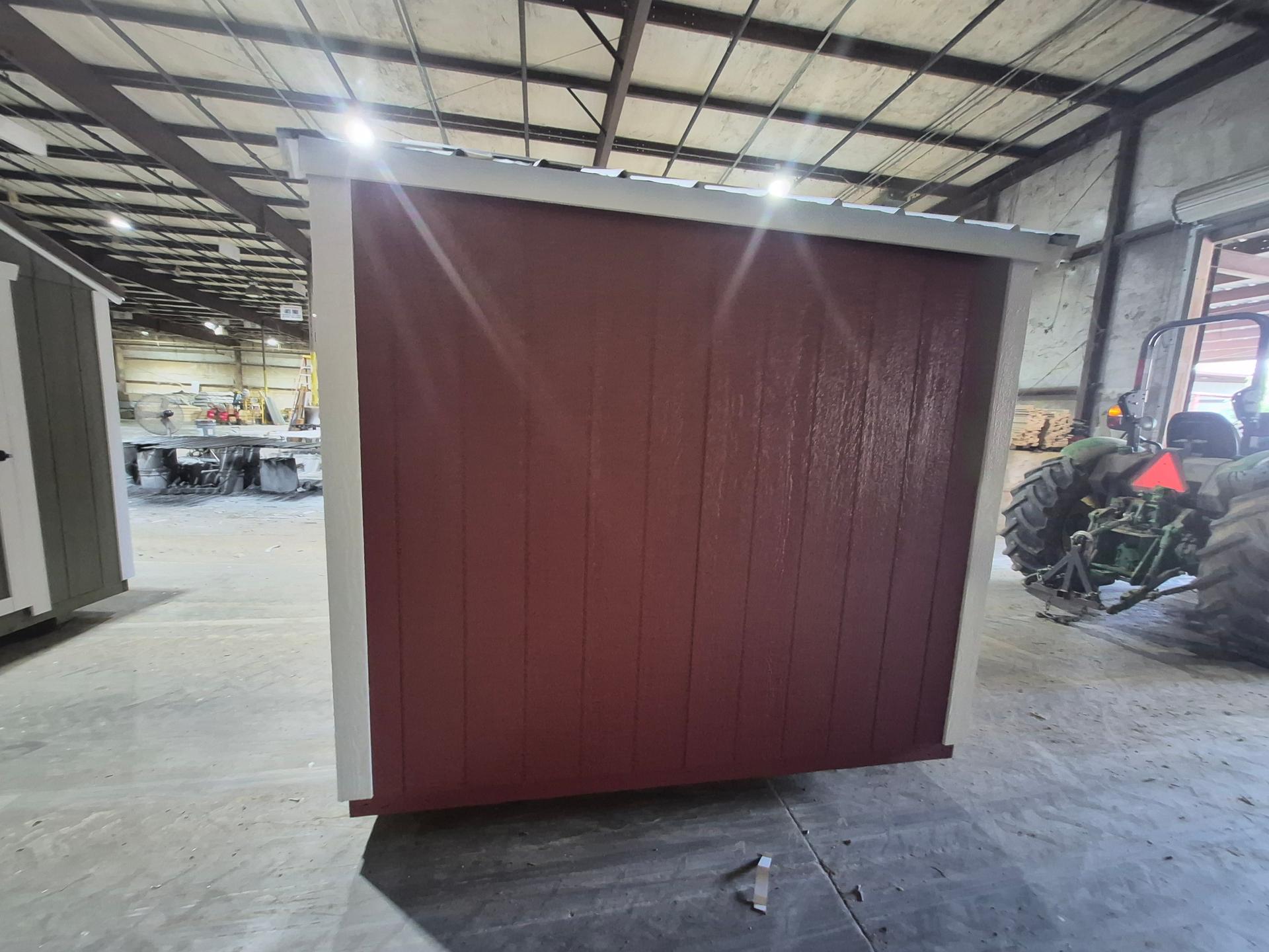 Standard Utility 8x8 portable building in Rustic