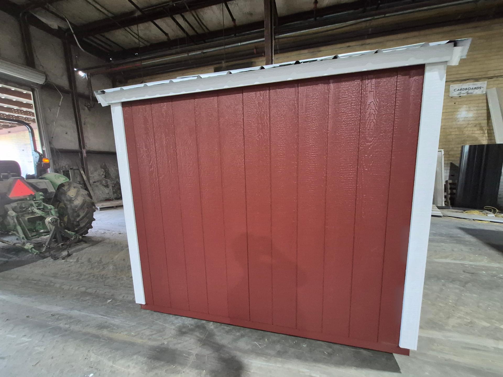 Standard Utility 8x8 portable building in Rustic