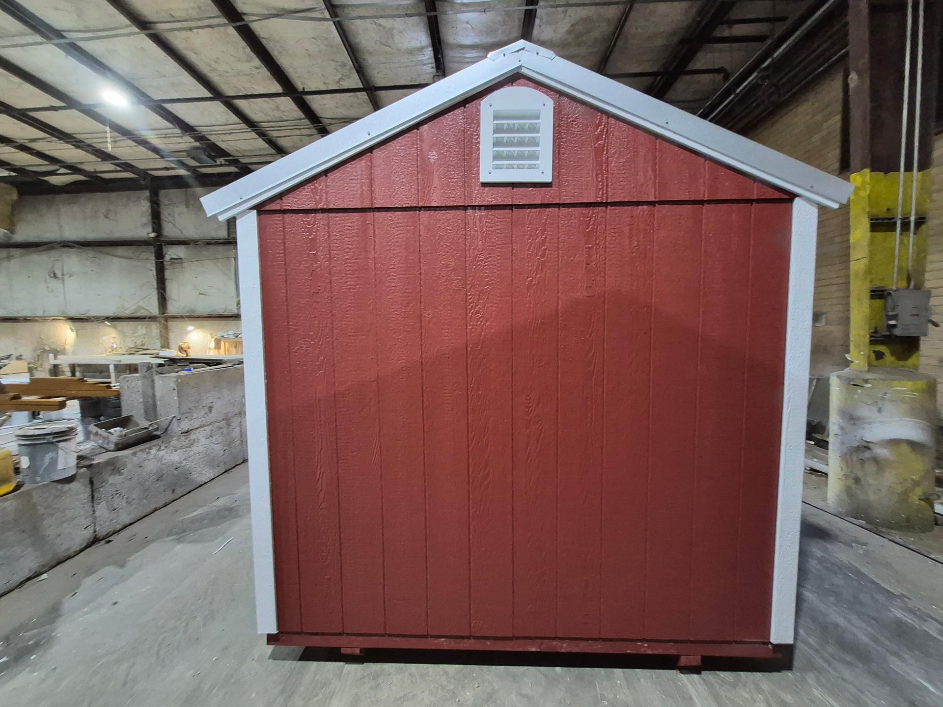Standard Utility 8x8 portable building in Rustic