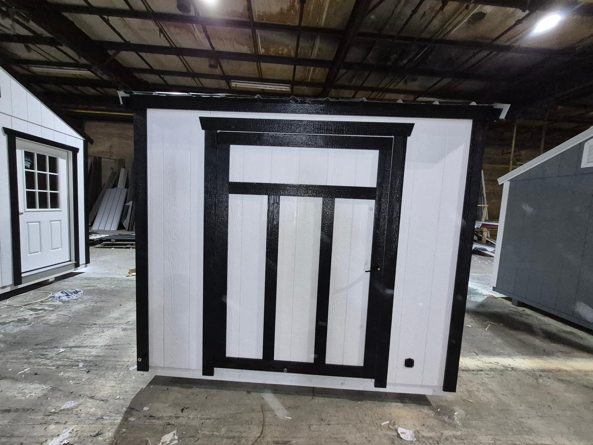 Standard Utility 8x8 portable building in White