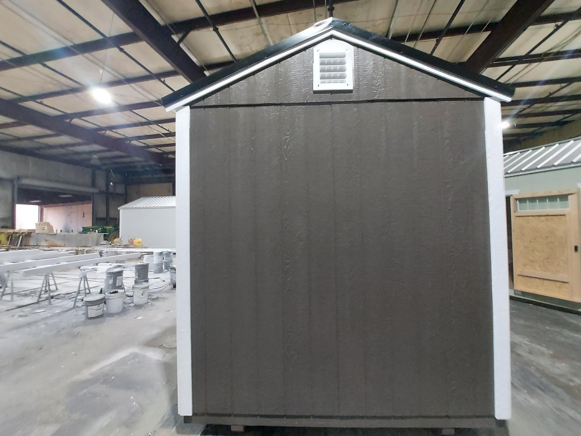 Standard Utility 8x16 portable building in Bark