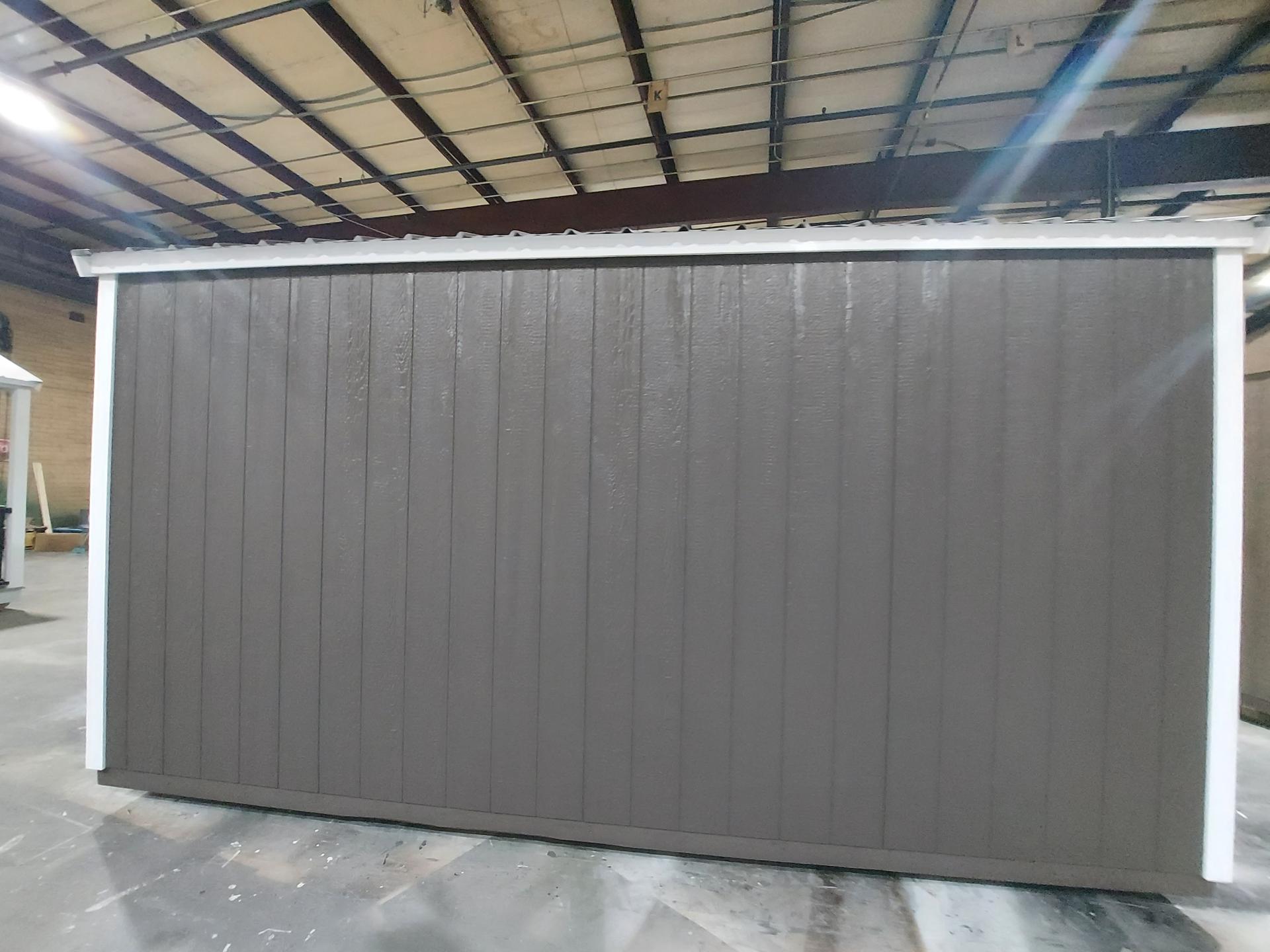 Standard Utility 8x16 portable building in Bark