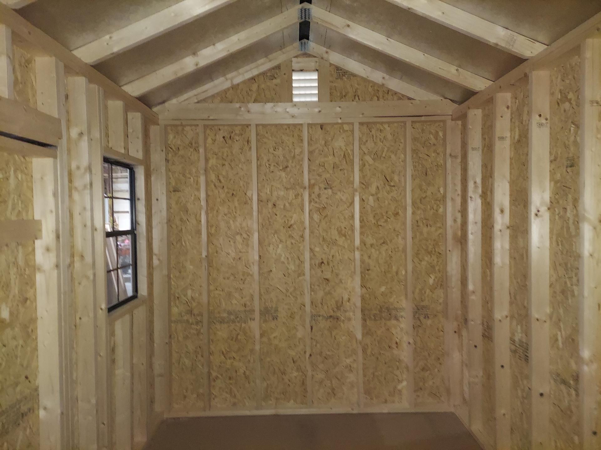 Standard Utility 8x16 portable building in Bark