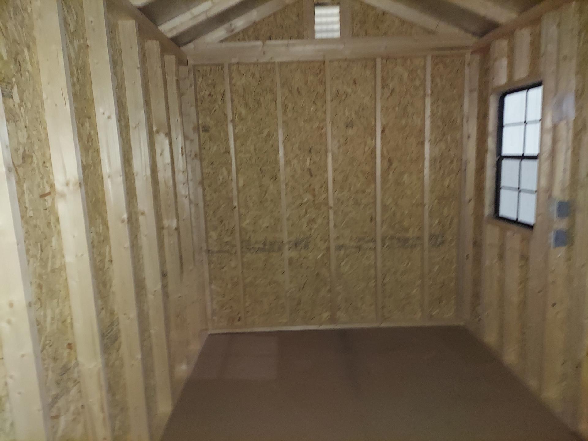 Standard Utility 8x16 portable building in Bark