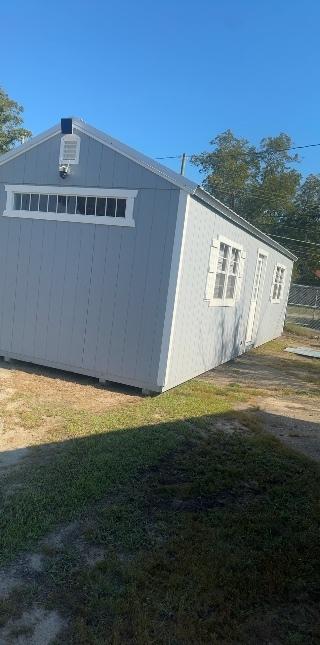 Phoenix Repo 12x32 portable building in Morning