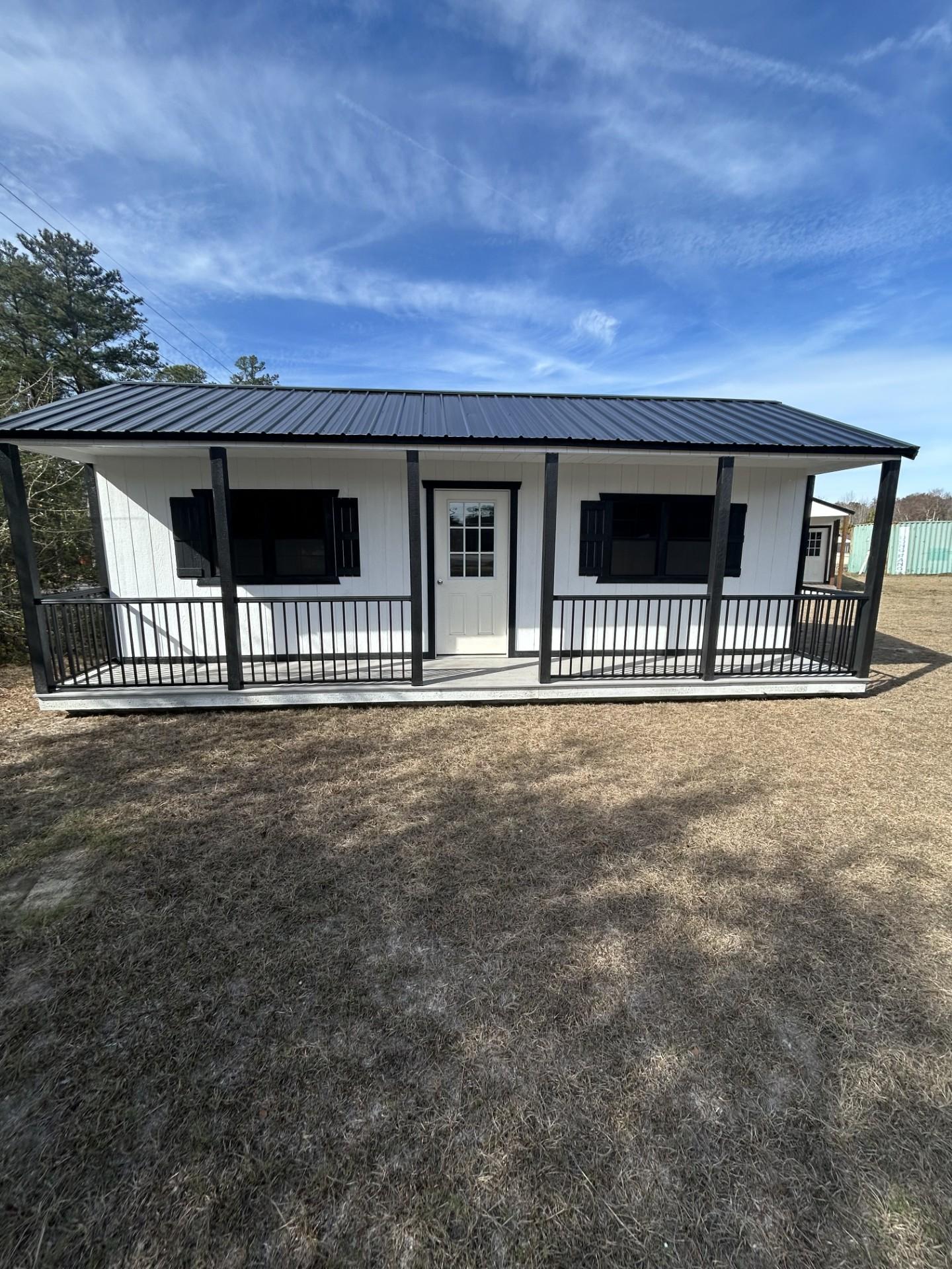 Phoenix Repo 14x28 portable building in White
