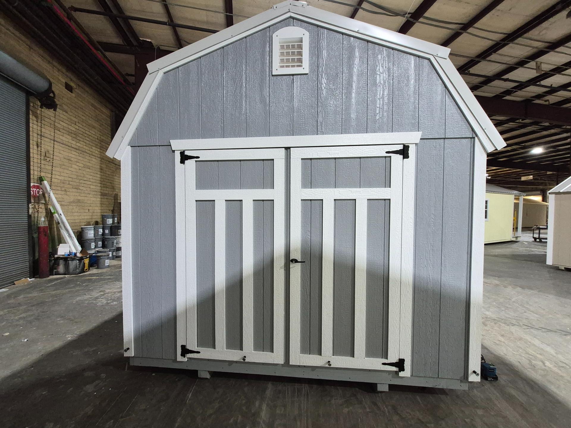 Standard Loft 10x12 portable building in Morning