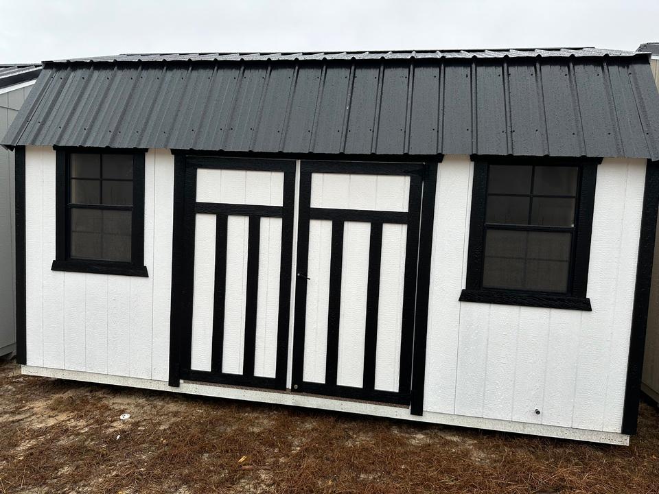 Standard Loft 10x16 portable building in White