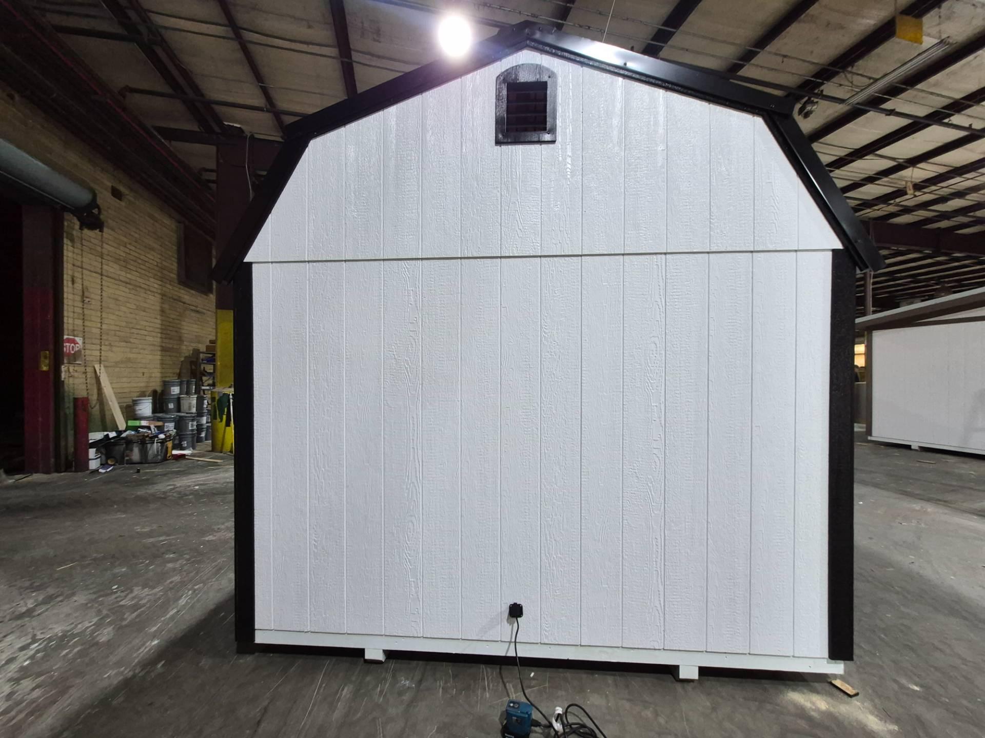 Standard Loft 10x16 portable building in White
