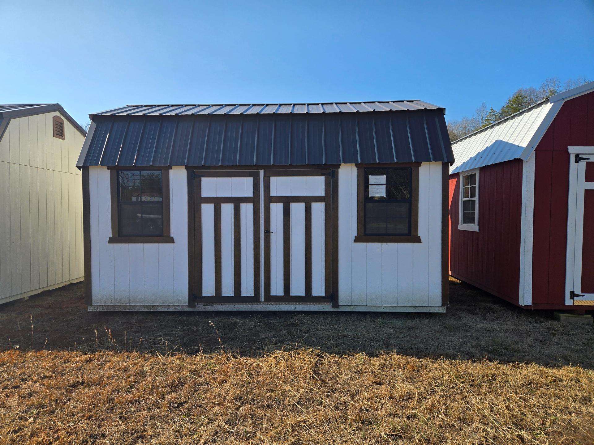 Standard Loft 10x16 portable building in White