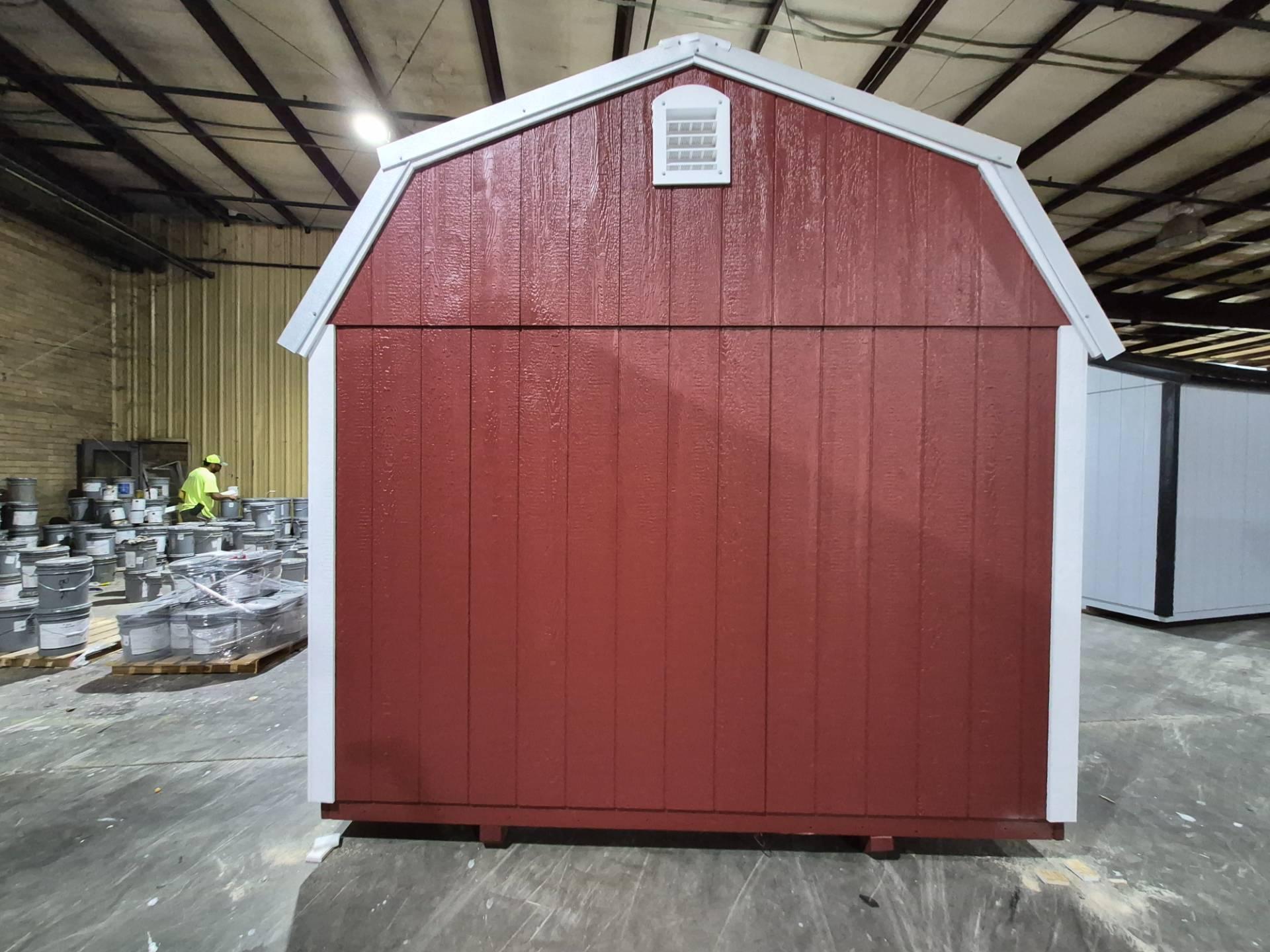 Standard Loft 10x20 portable building in Rustic