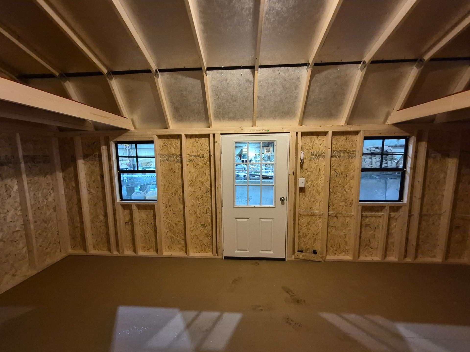 Standard Loft 12x20 portable building in Redwood