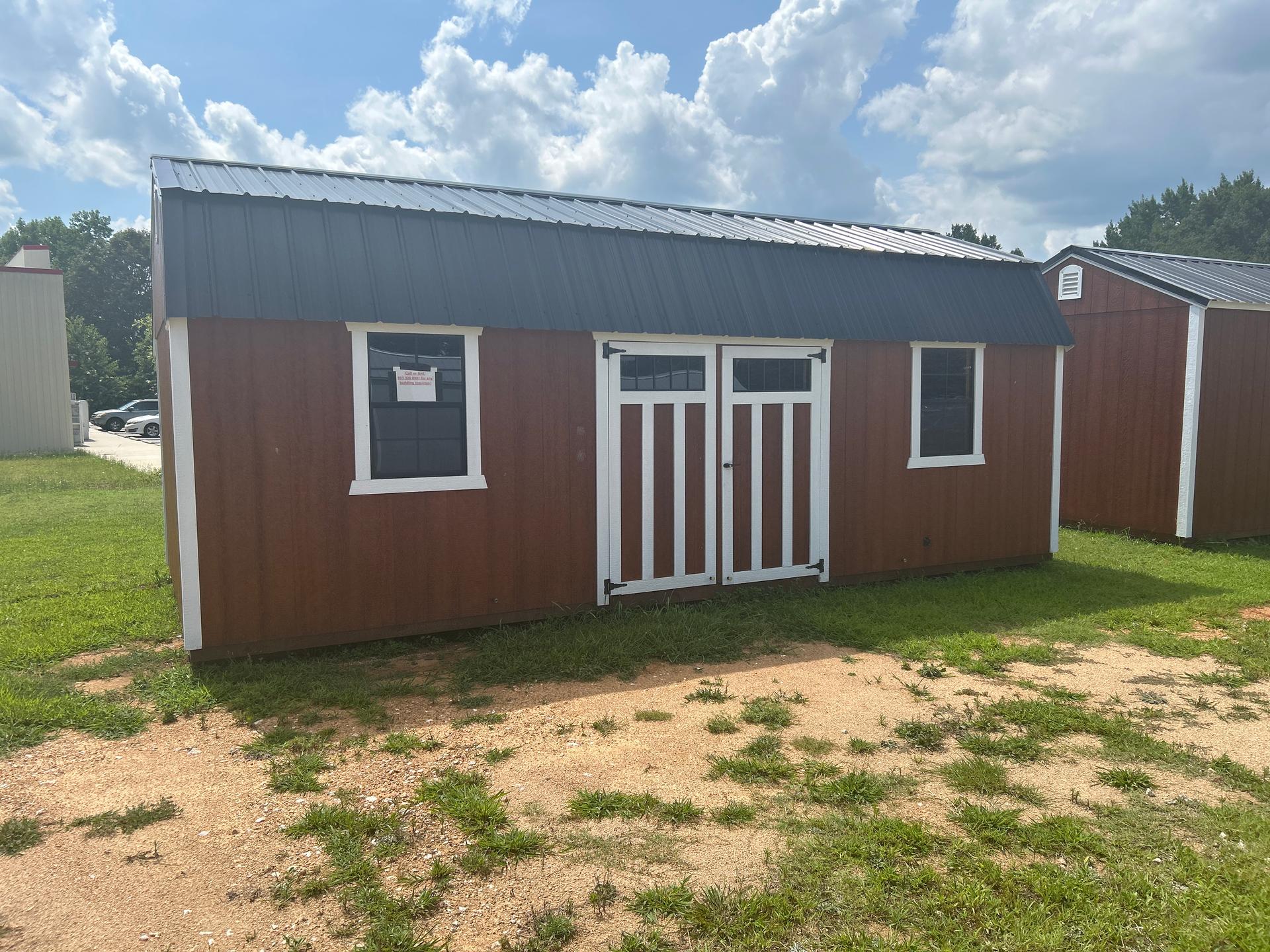 Standard Loft 12x24 portable building in Redwood