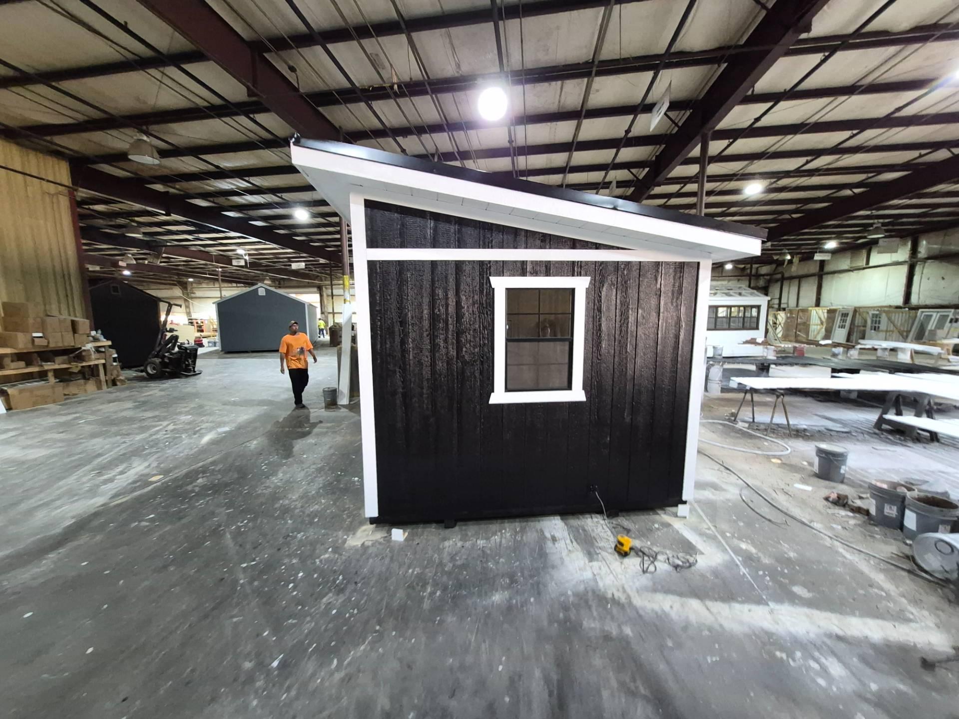 Standard Signature 10x24 portable building in Black