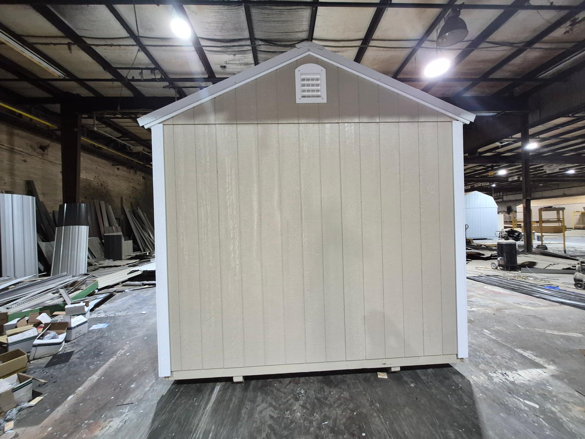 Standard Utility 10x16 portable building in Pavillion Beige