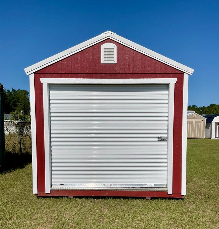 Standard Utility 10x20 portable building in Red