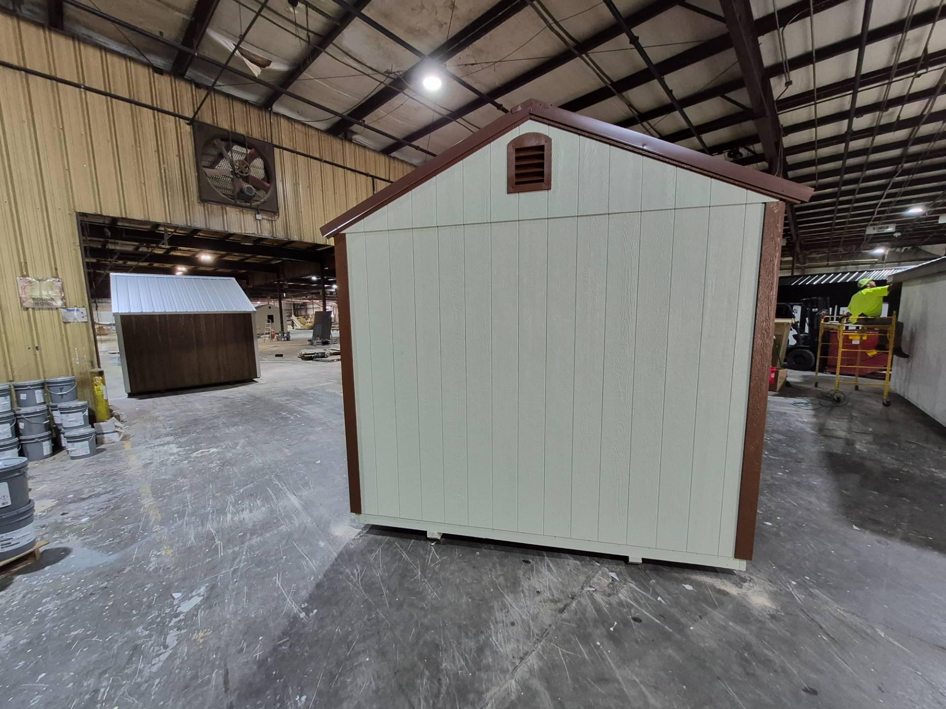 Standard Utility 10x20 portable building in Pale Pine