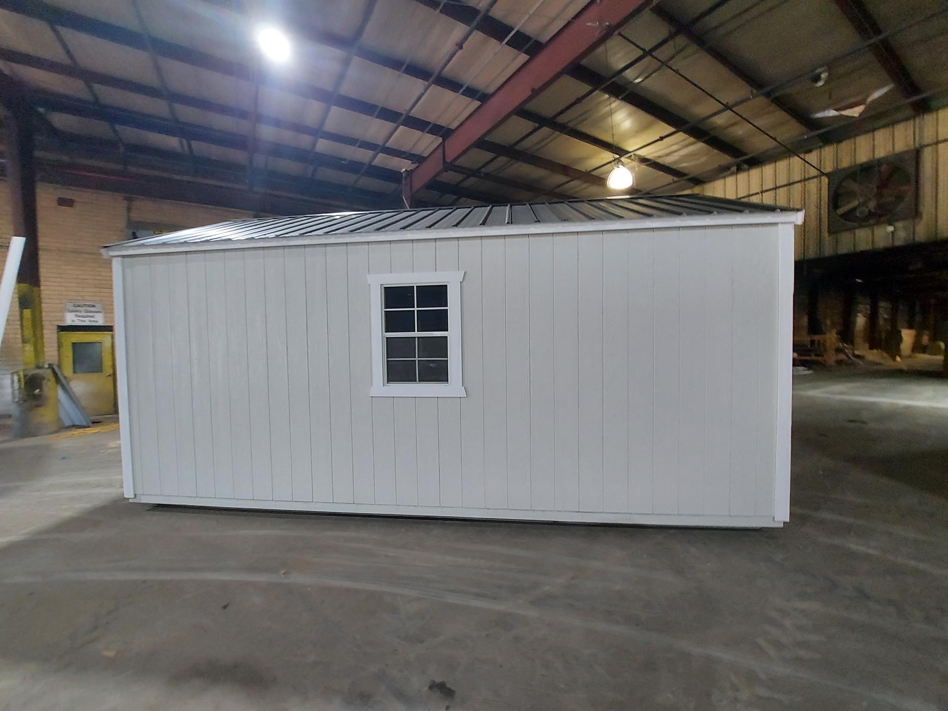 Standard Utility 12x20 portable building in Grey Heron