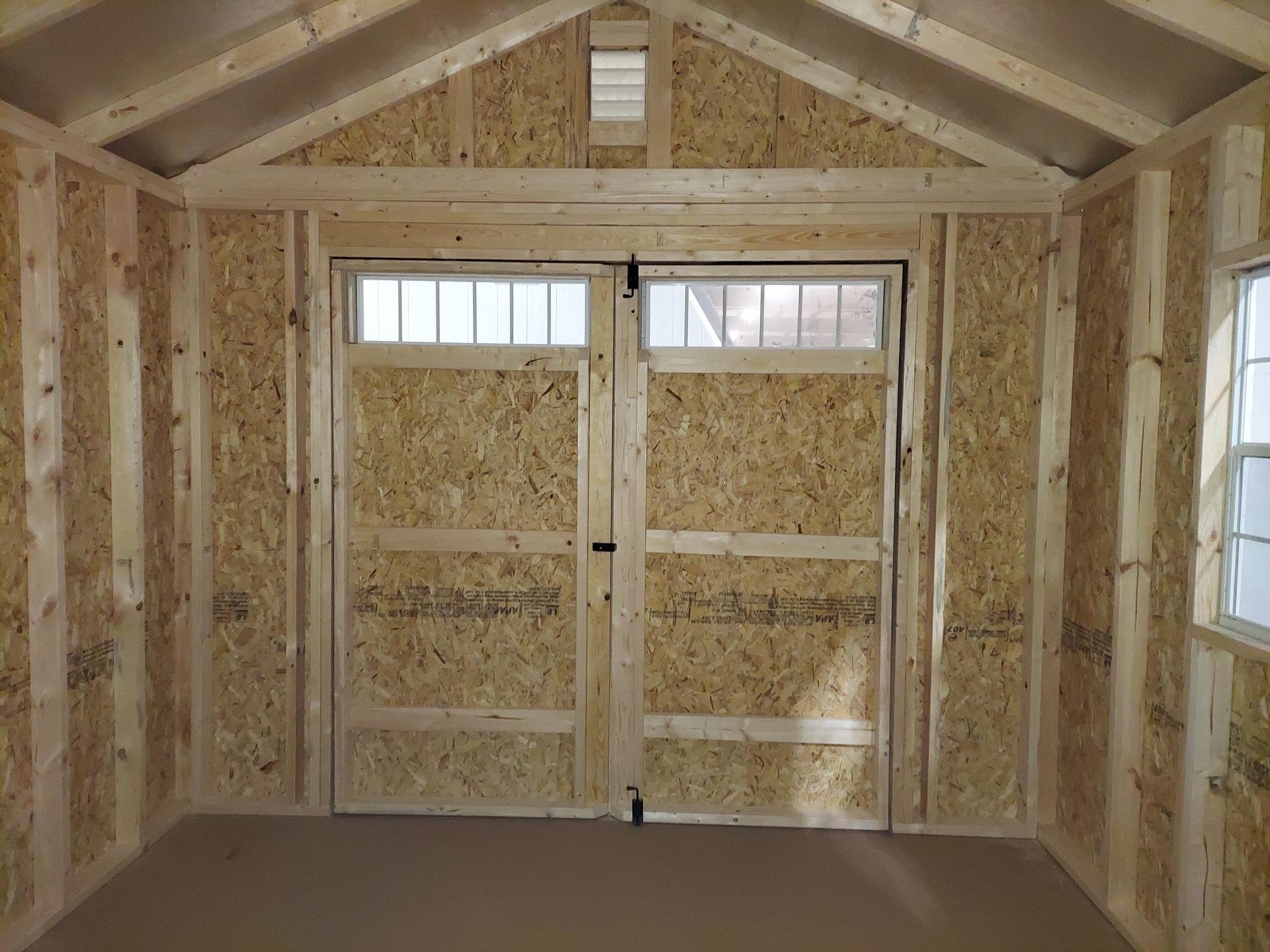 Standard Utility 12x28 portable building in Barnwood Grey