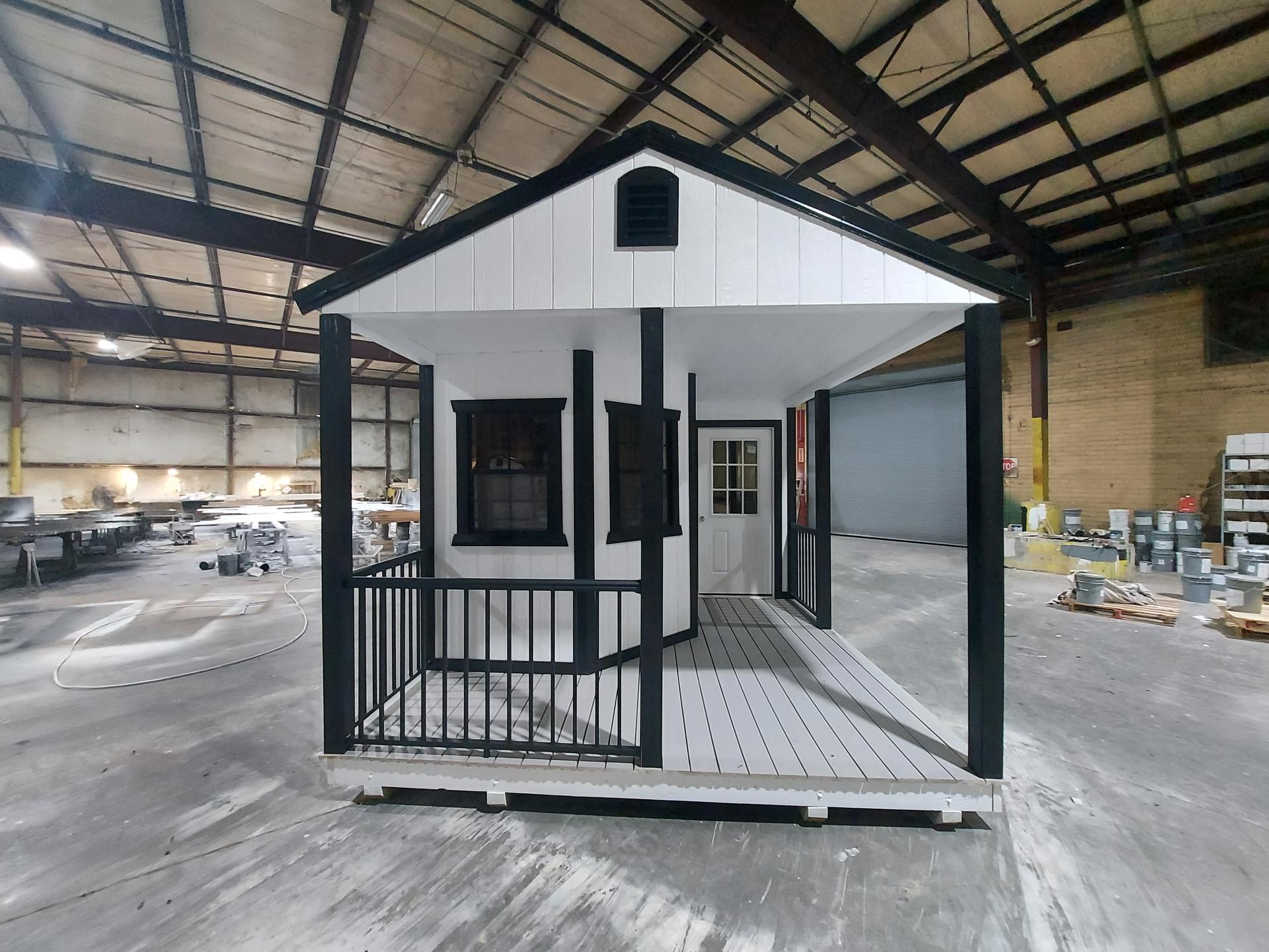 Standard Utility 12x32 portable building in White