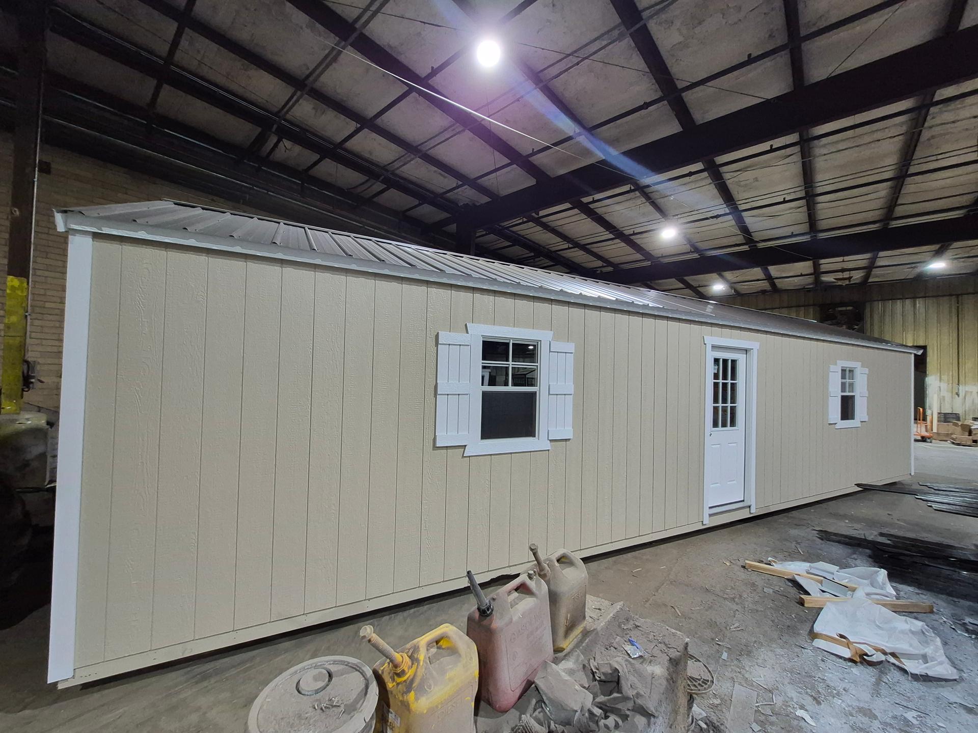 Standard Utility 12x40 portable building in Pavillion Beige