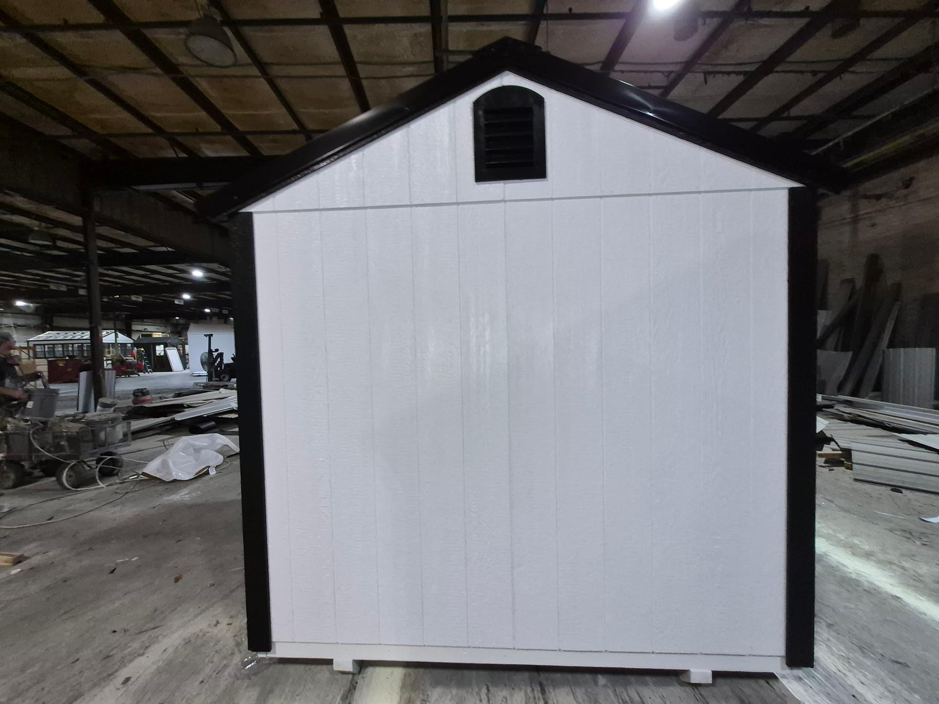 Standard Utility 8x8 portable building in White