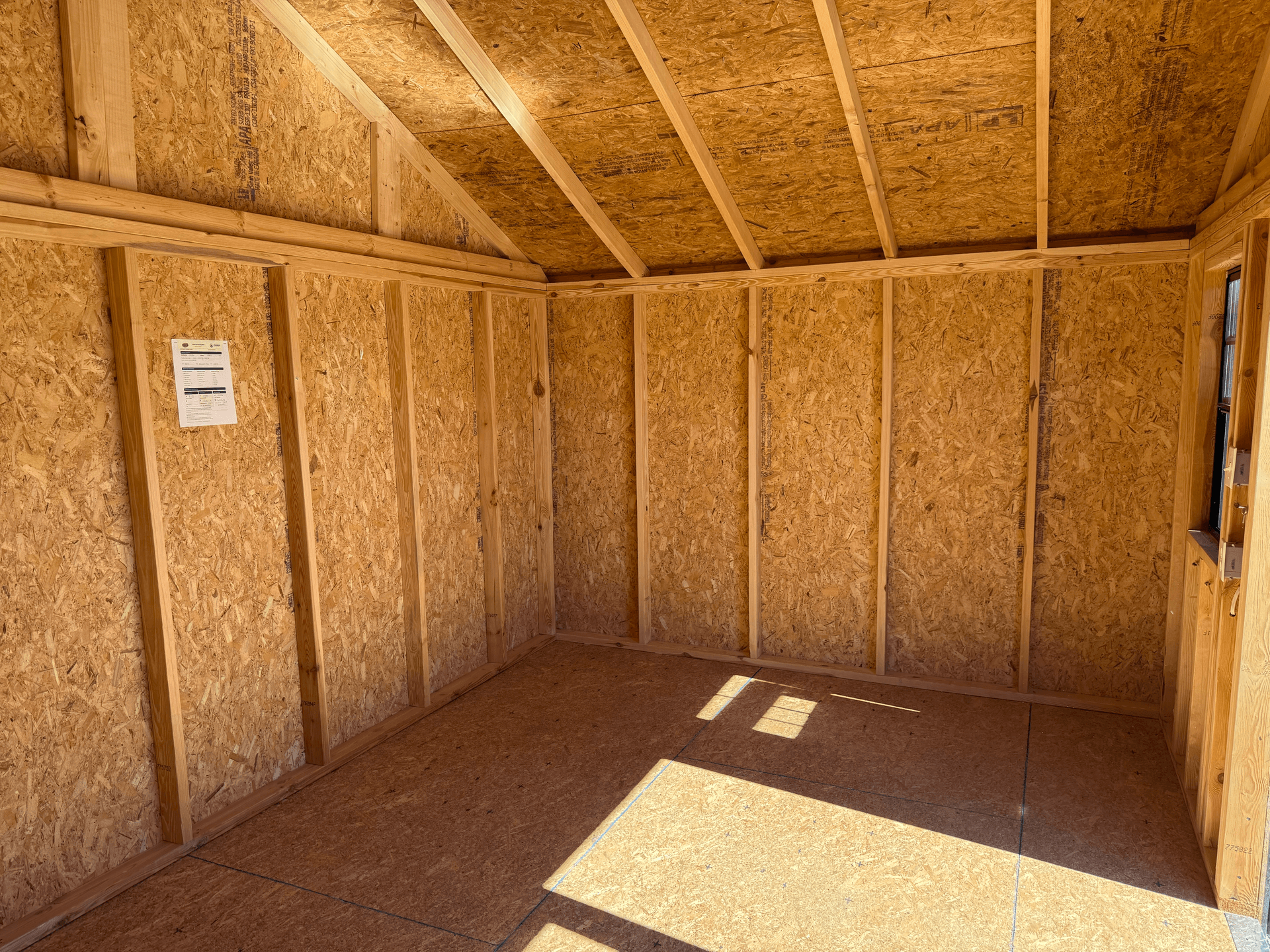Lite Utility 10x16 portable building in Redwood