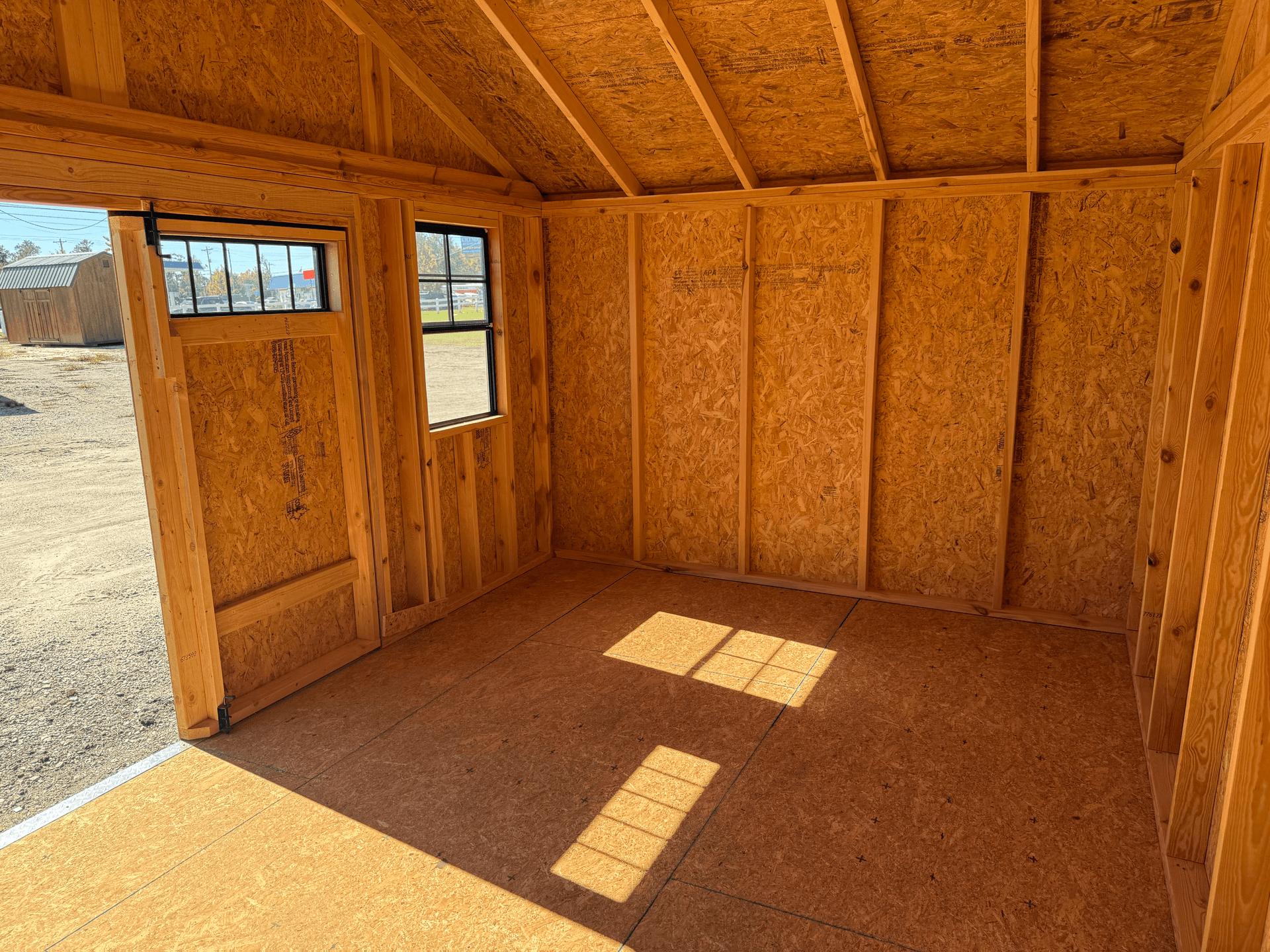 Lite Utility 10x16 portable building in Redwood