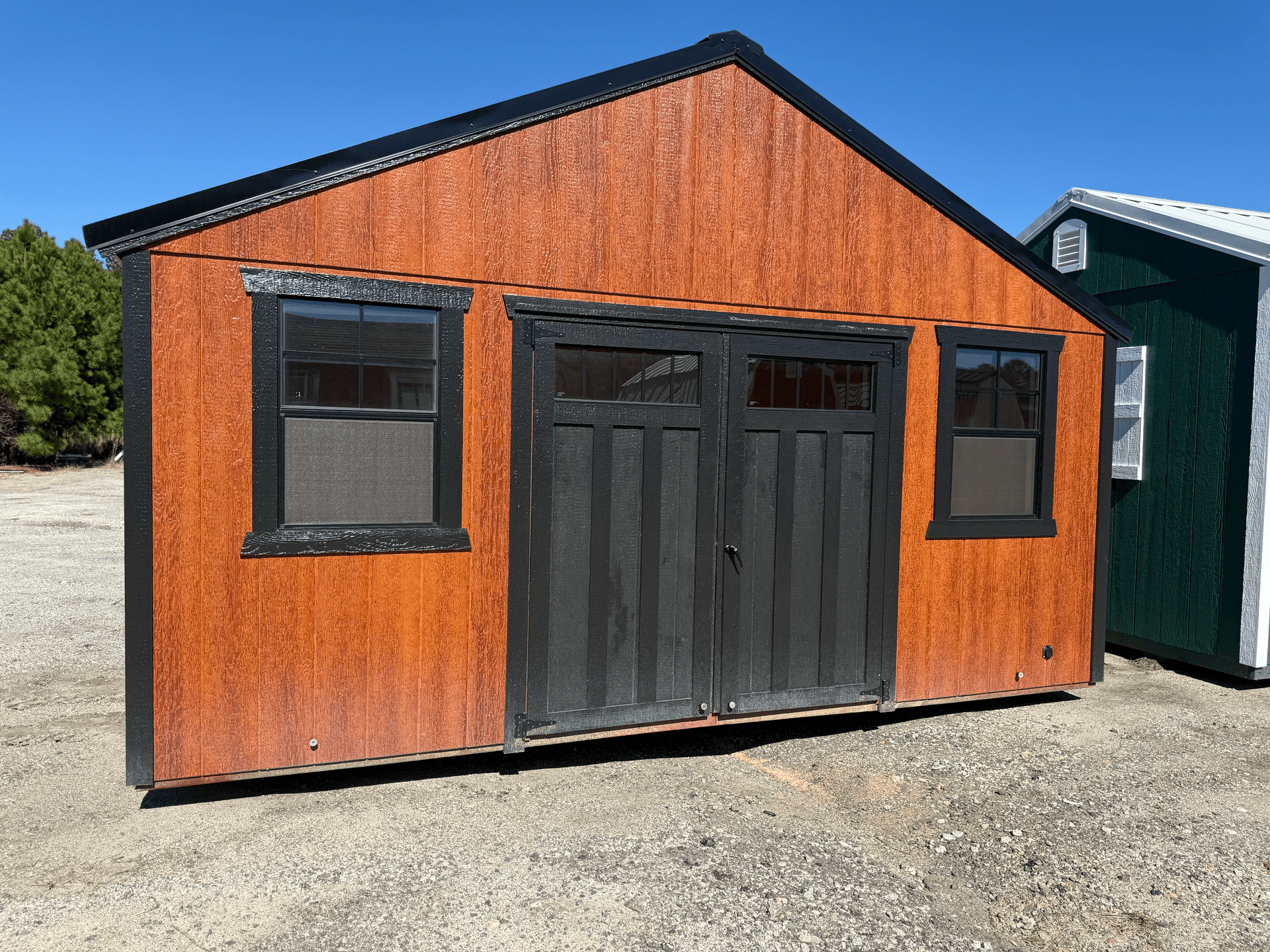 Lite Utility 10x16 portable building in Redwood