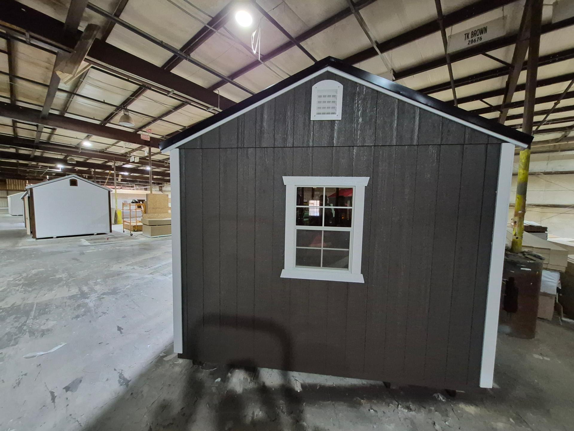 Standard Utility 12x36 portable building in Bark