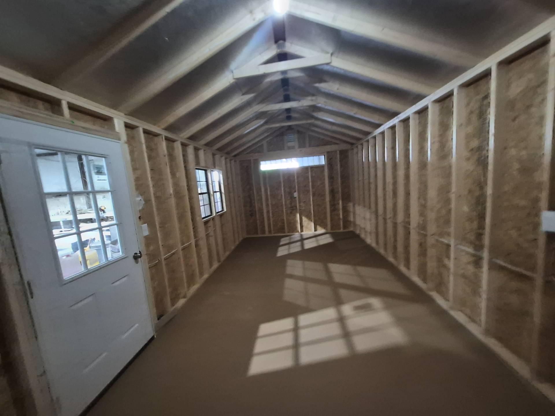 Standard Utility 12x32 portable building in White