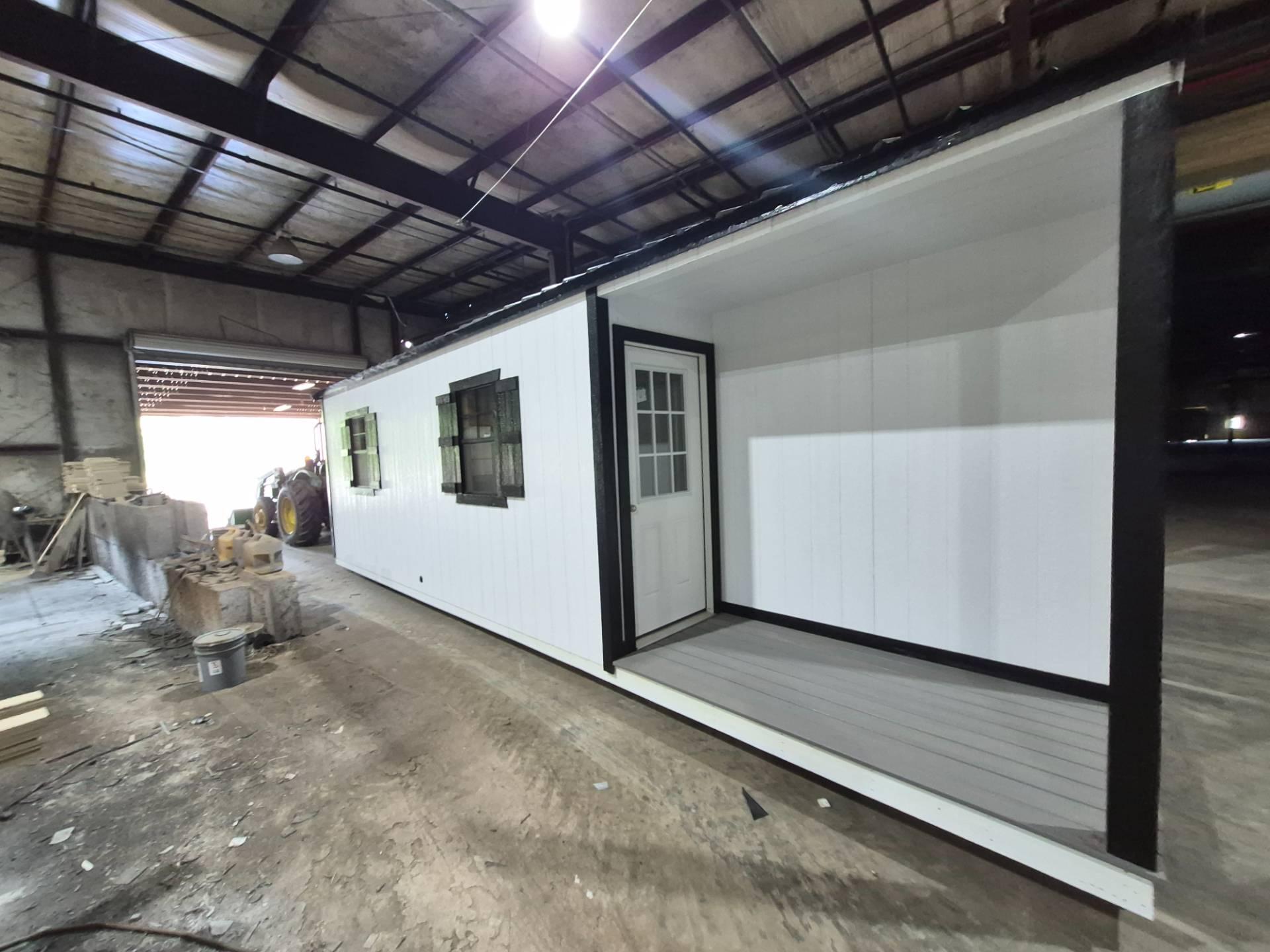 Standard Utility 12x28 portable building in White