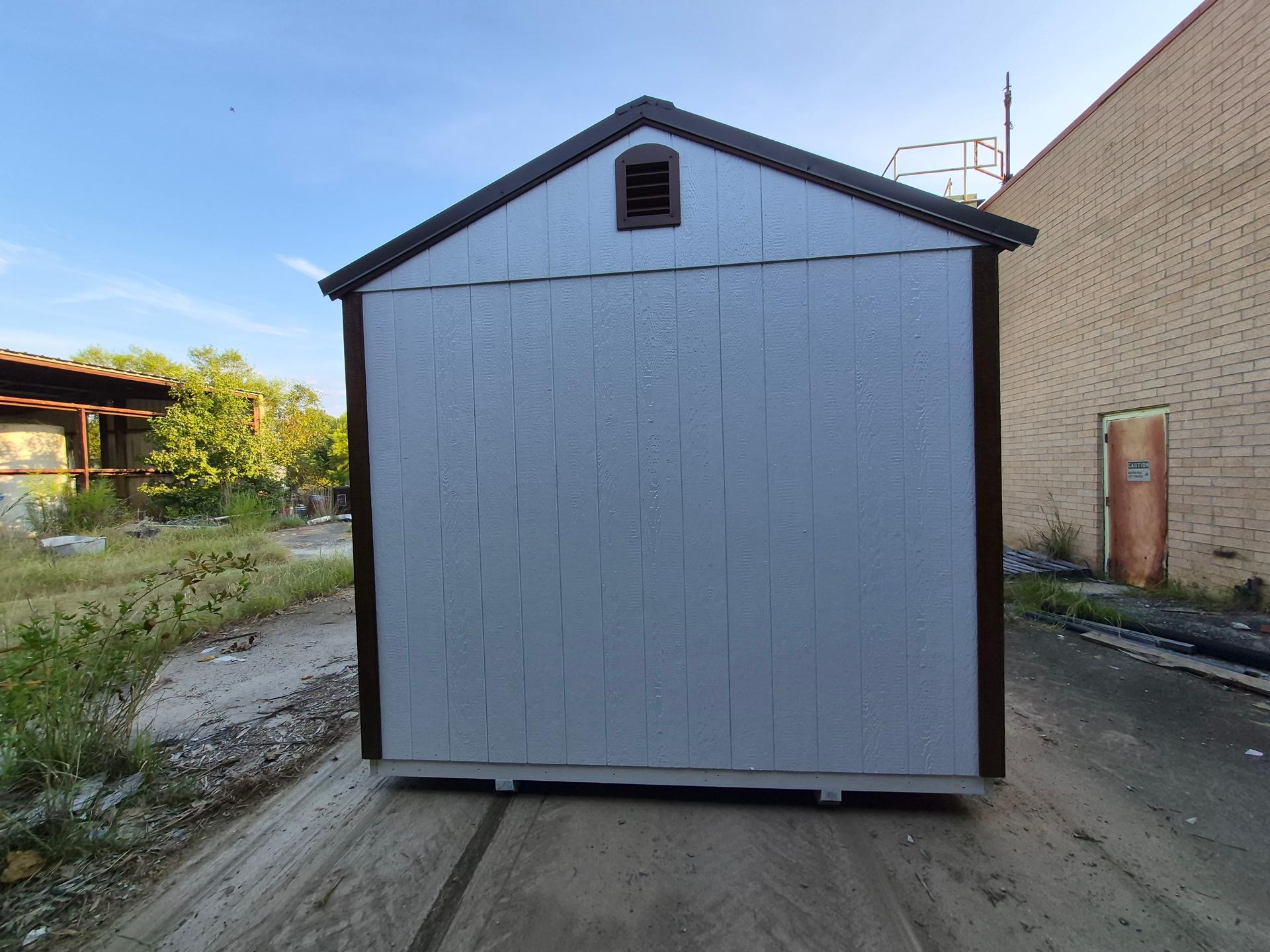 Standard Utility 10x24 portable building in White
