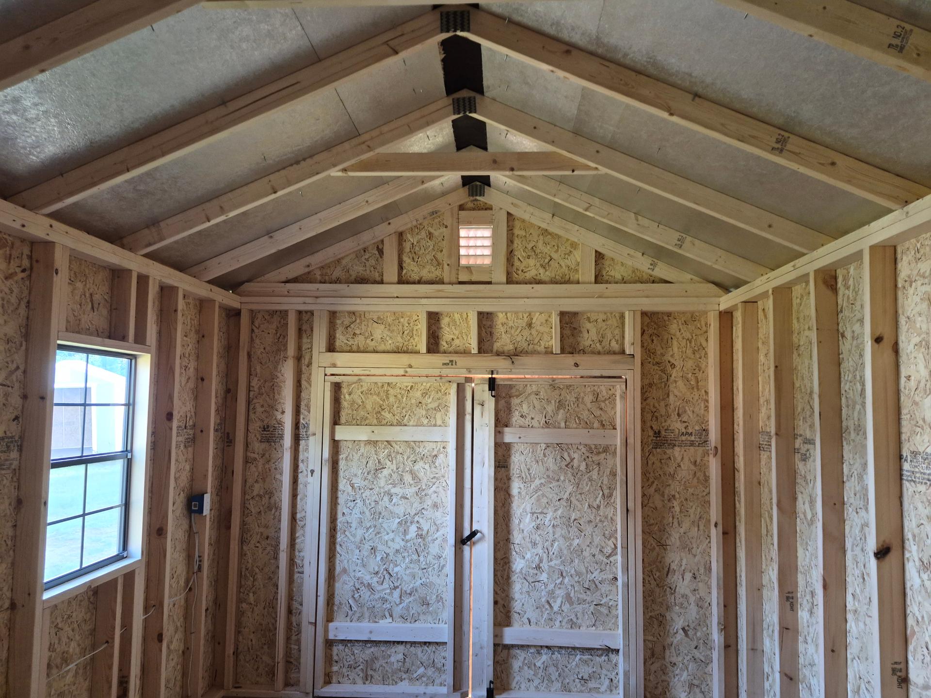 Standard Utility 10x24 portable building in White