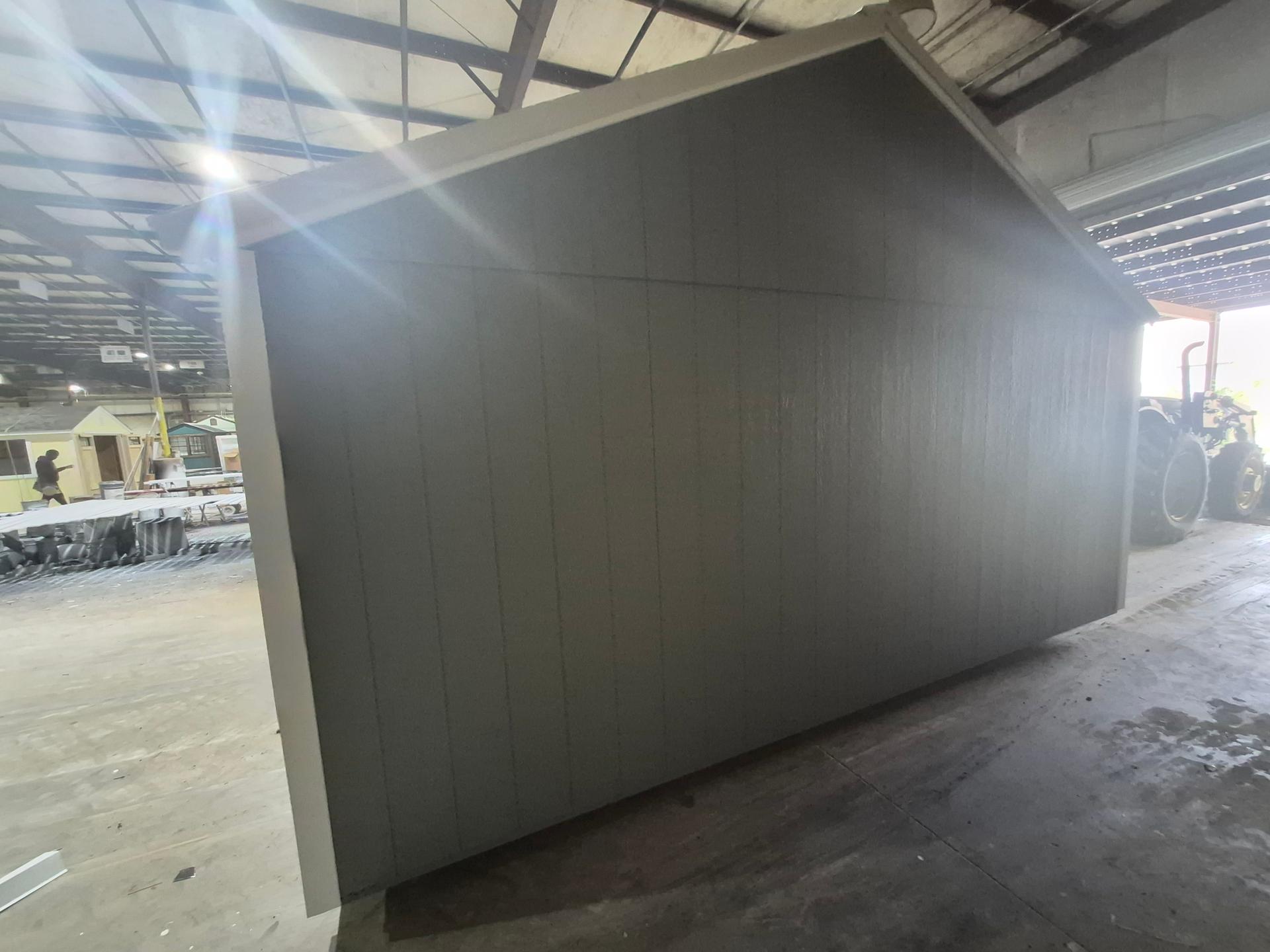 Lite Utility 10x16 portable building in Phoenix Gray