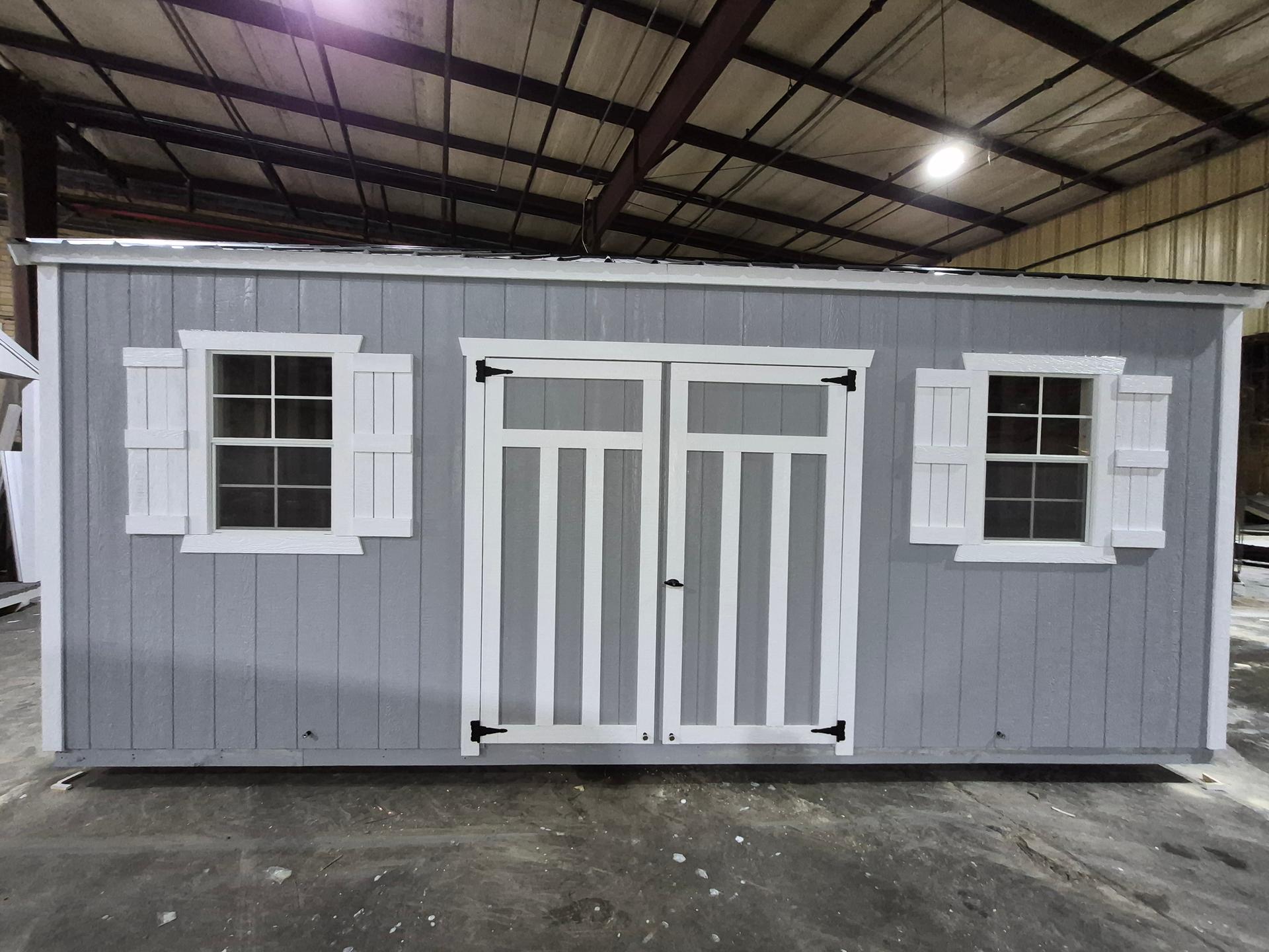 Standard Utility 10x20 portable building in Morning