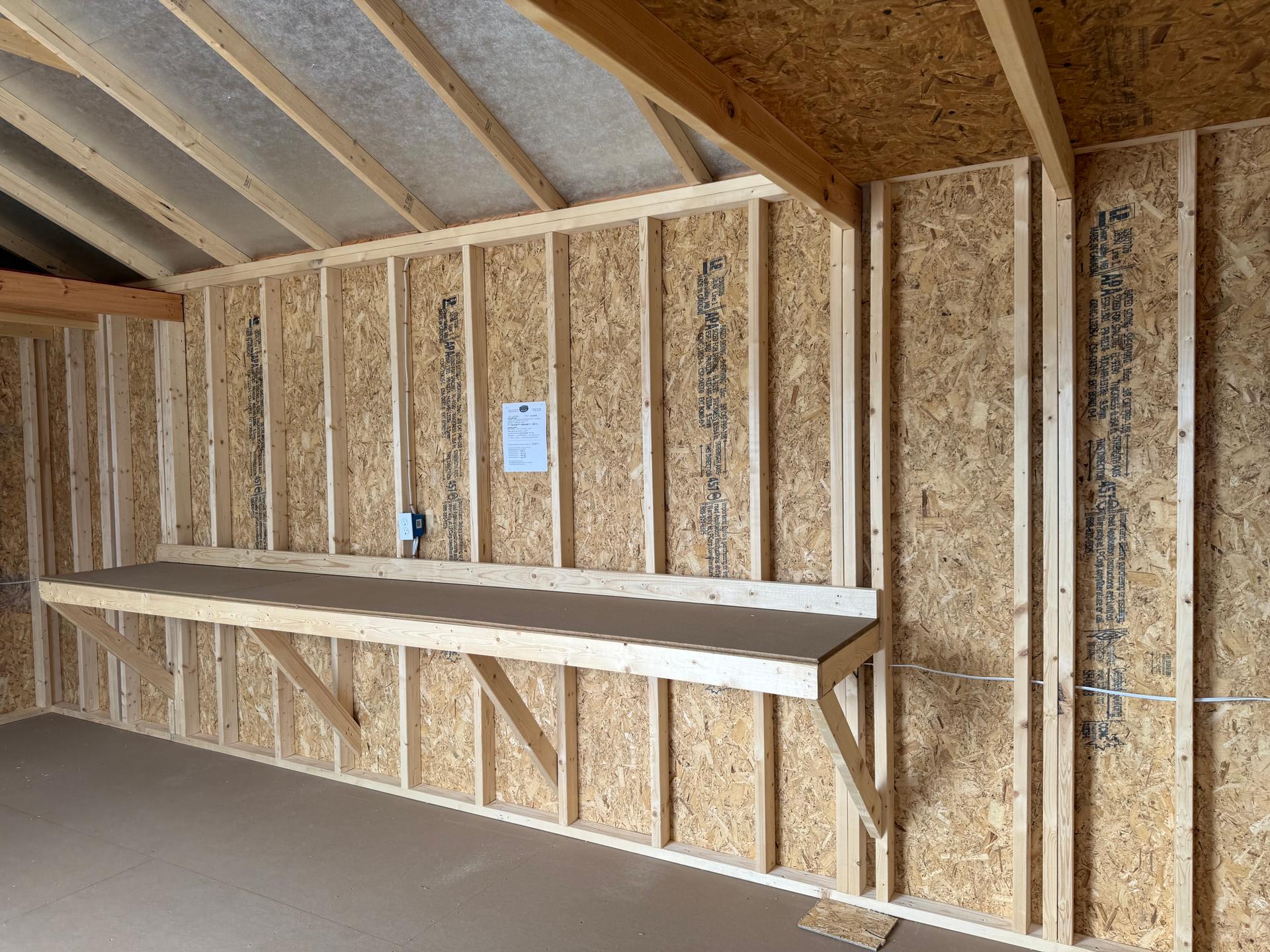 Standard Utility 12x20 portable building in Barnwood Gray