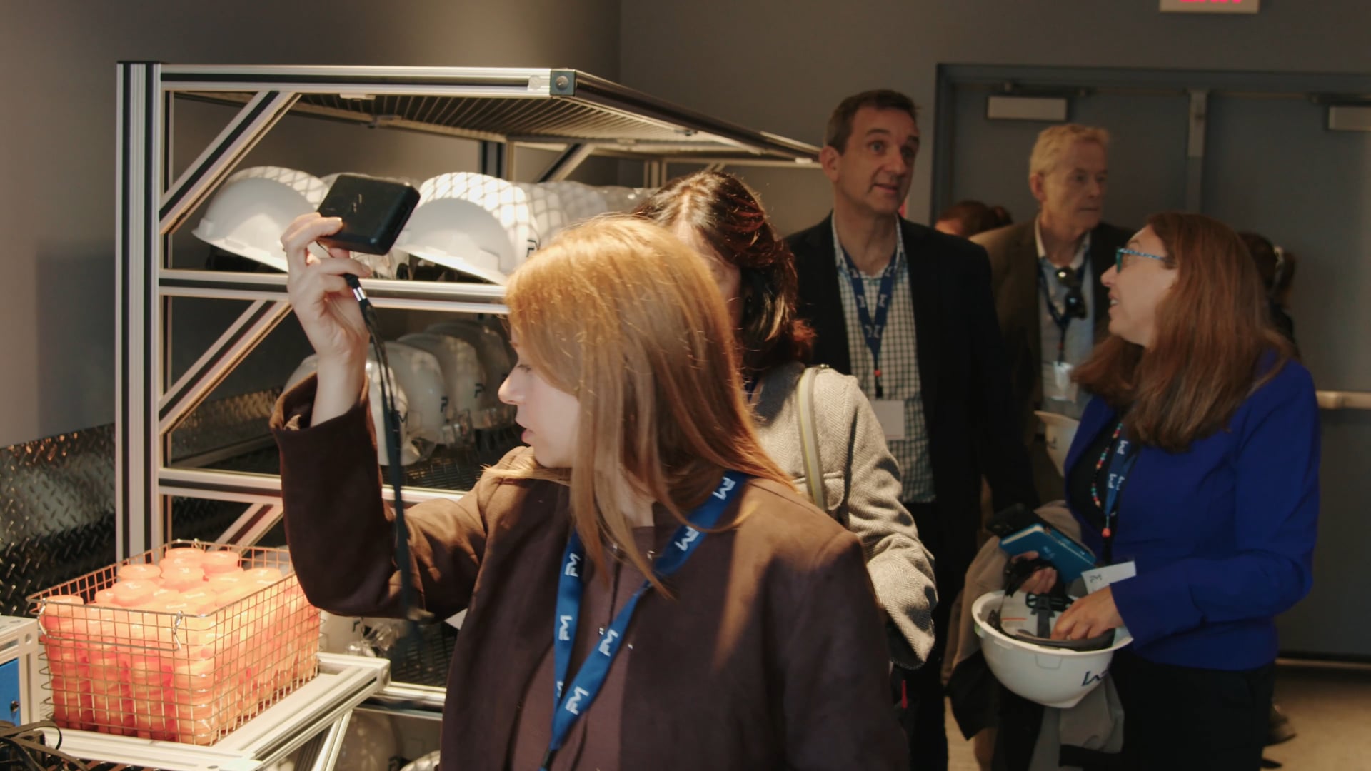 ARISE-US conference attendees touring a research lab
