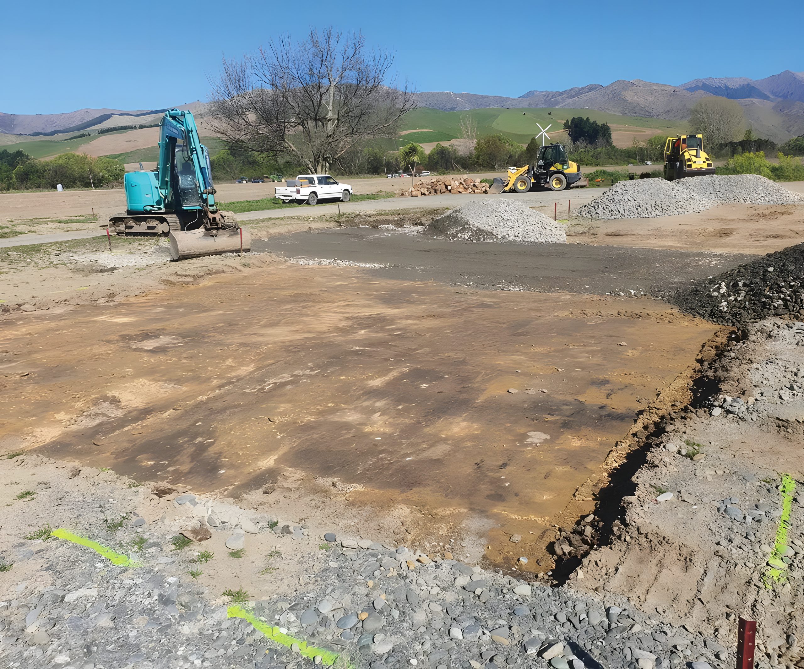 Commercial site works by S.E Grading in Marlborough