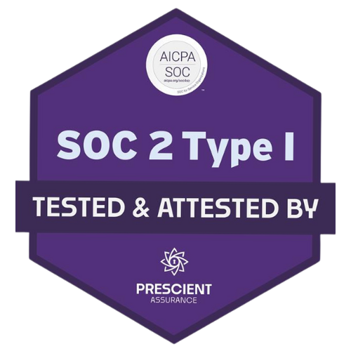 SOC 2 Type 1 certified