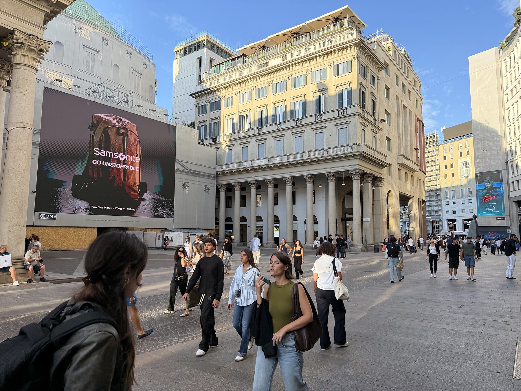 Ledwall One in Piazza San Carlo