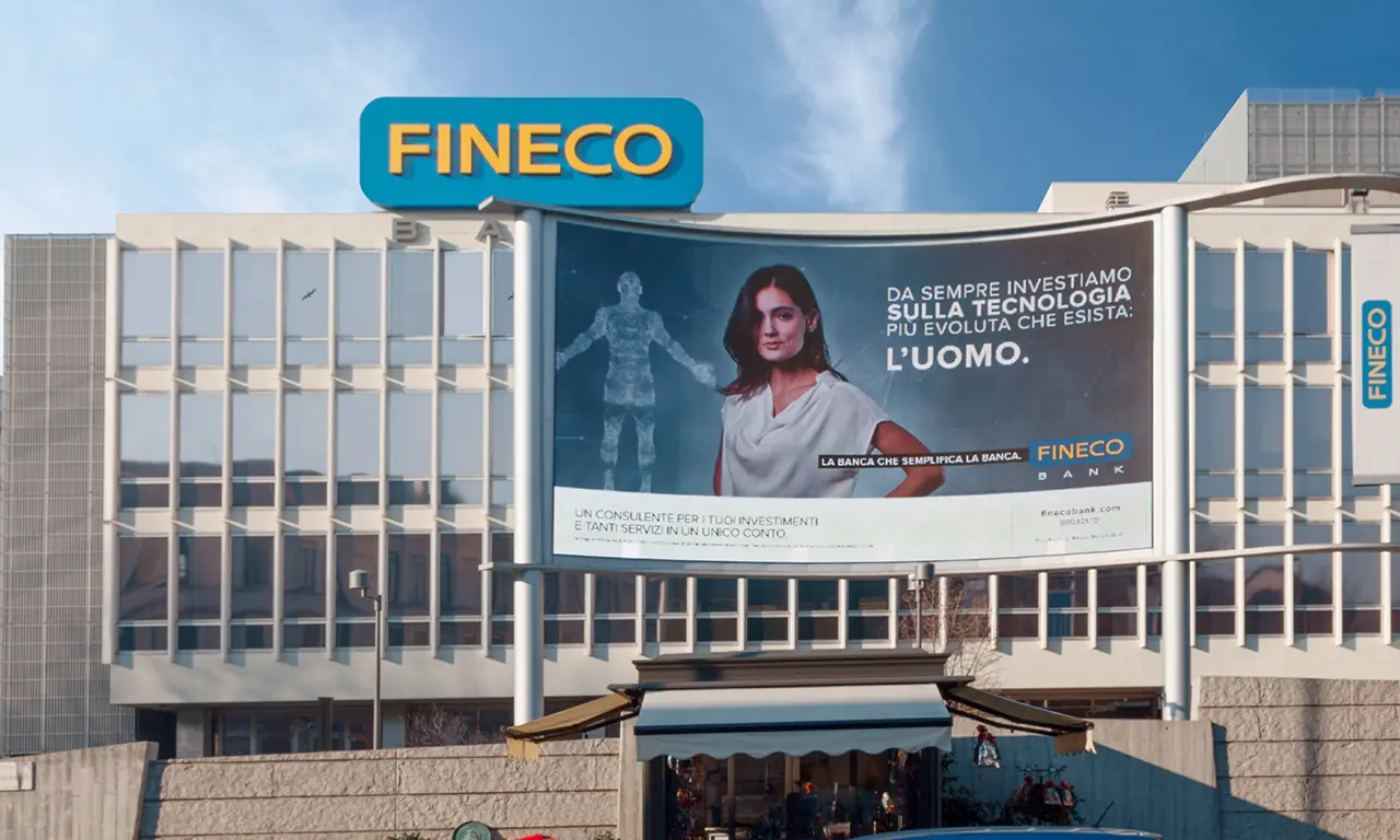 Ledwall indoor ad alta risoluzione nell'auditorium Fineco