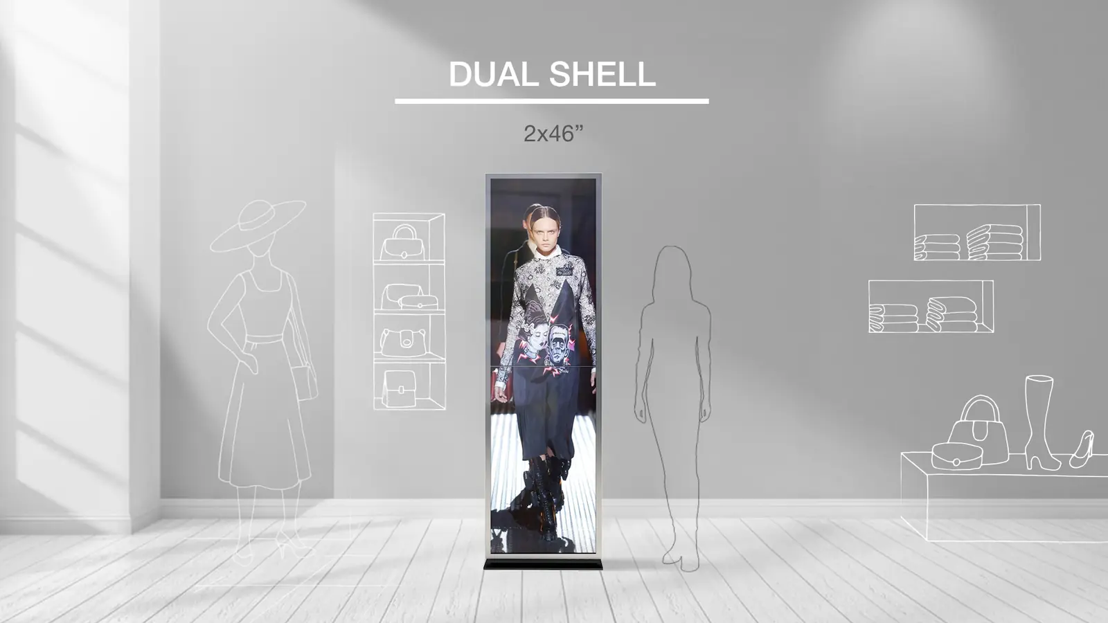 Totem Dual Shell installation simulation