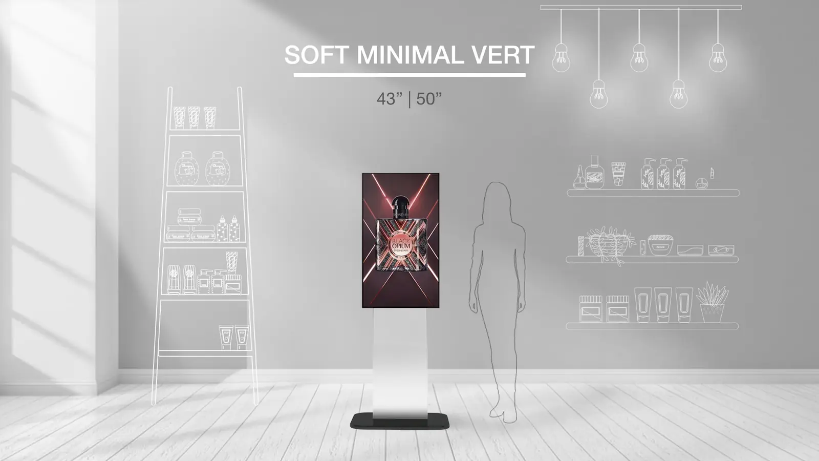 Totem Soft Vision portrait installation simulation