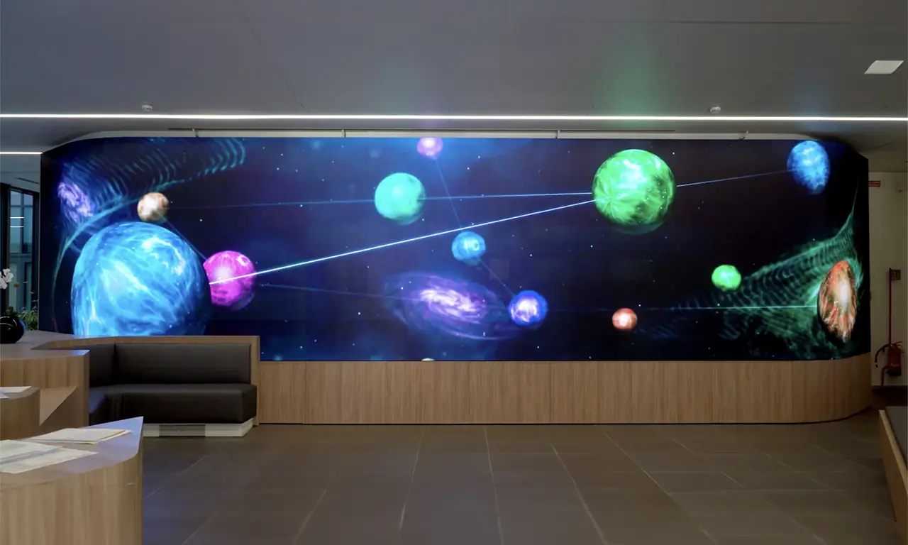 Siemens: Building Galileo: Ledwall curve passo 2.6